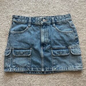 Zara Blue Denim Skirt